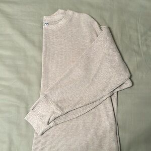 Uniqlo waffle long sleeve